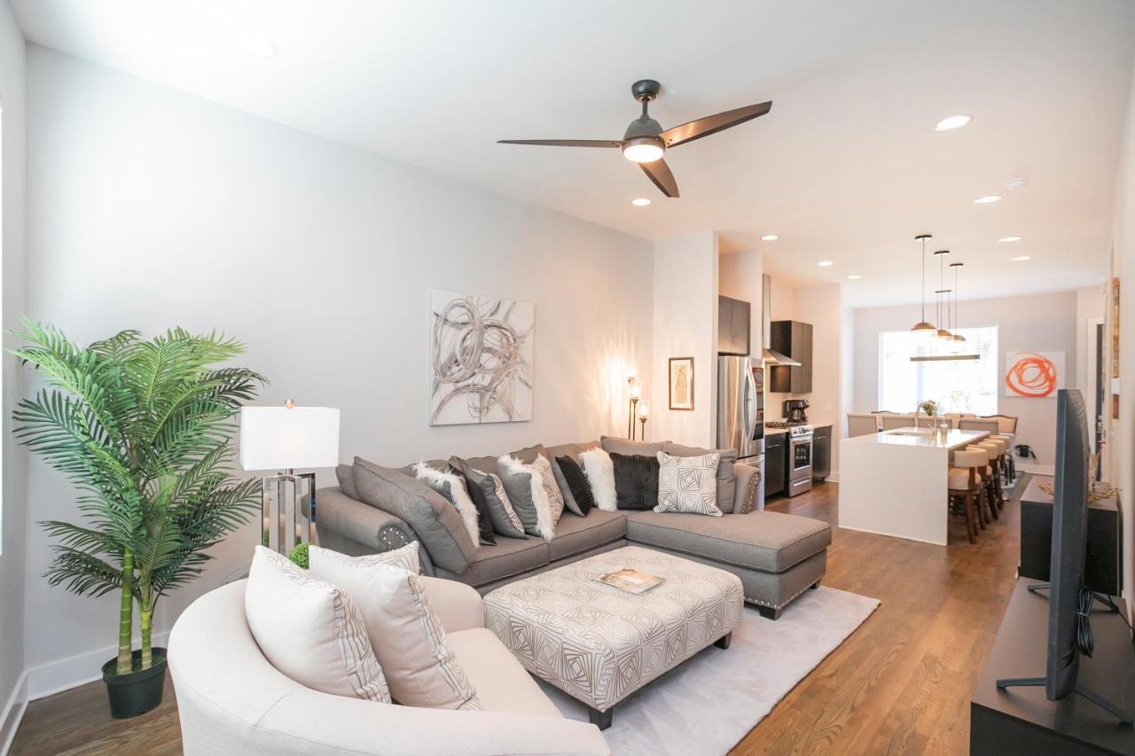 Luxury Townhome Skyline Views Mins To Dt Nashville Zewnętrze zdjęcie