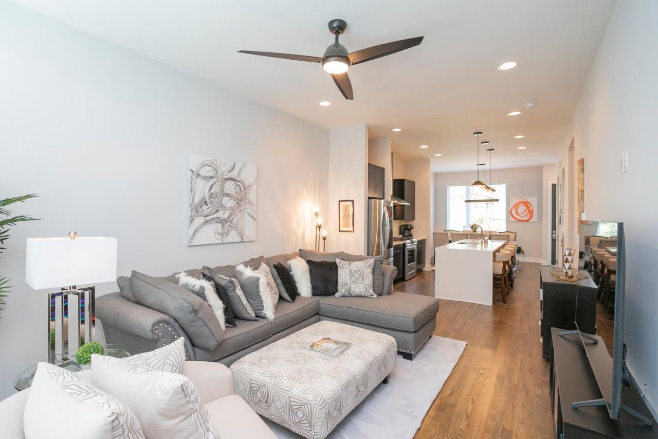 Luxury Townhome Skyline Views Mins To Dt Nashville Zewnętrze zdjęcie