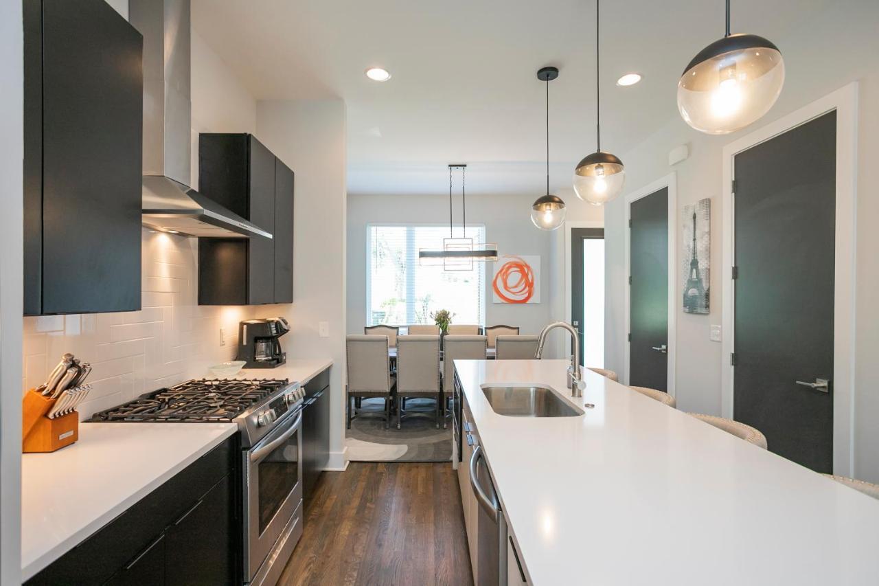 Luxury Townhome Skyline Views Mins To Dt Nashville Zewnętrze zdjęcie